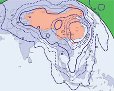 ChinaStar-1 Ku-band EIRP and coverage map